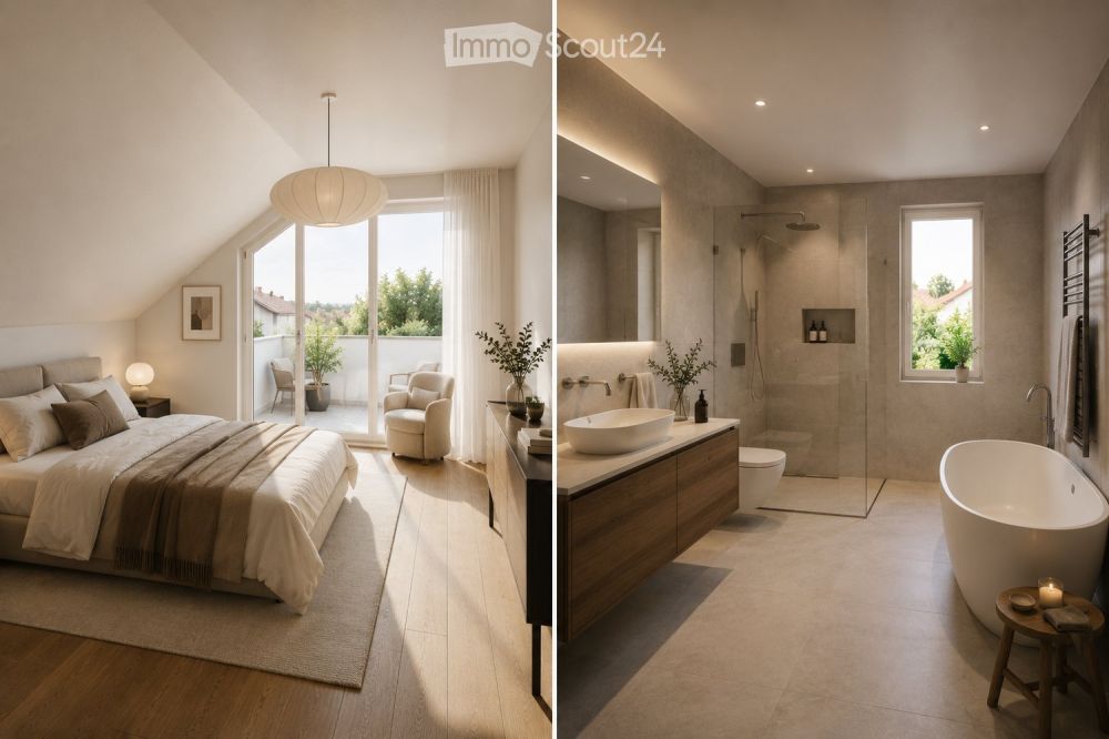 Moderne 3.5-Zimmer-Neubauwohnung mit Loggia und Garten in Allschwil -  Bild 2