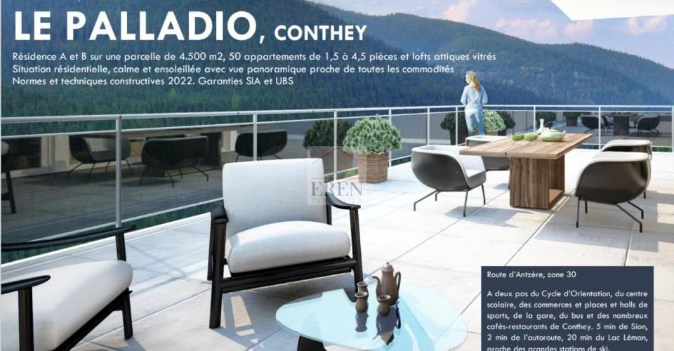 Attique panoramique 4,5 pièces entièrement vitrés avec balcon-terrasse en angle de 72m2 - Attique 4.5 pièces - image - 10