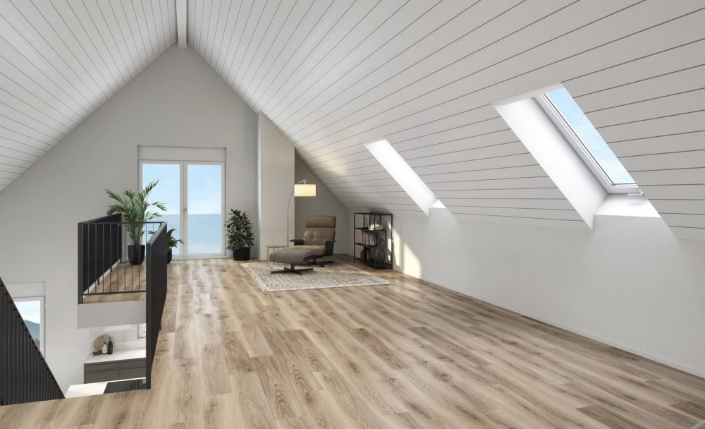 Moderne 5.5-Zimmer-Dachgeschosswohnung mit Galerie an ruhiger Lage von Etziken -  Bild 11
