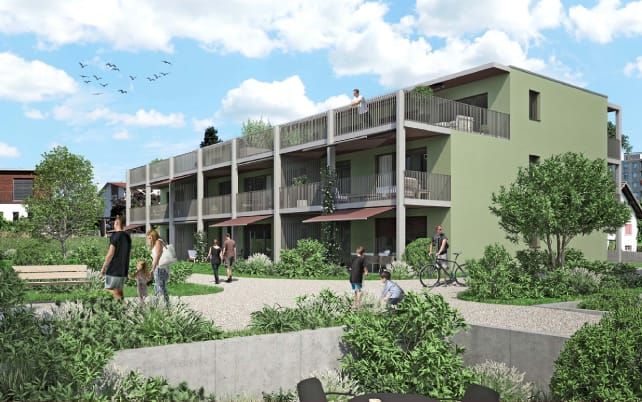 3.5-Zimmer-Attikawohnung mit 75 m² Terrasse in Biberist kaufen -  Bild 1