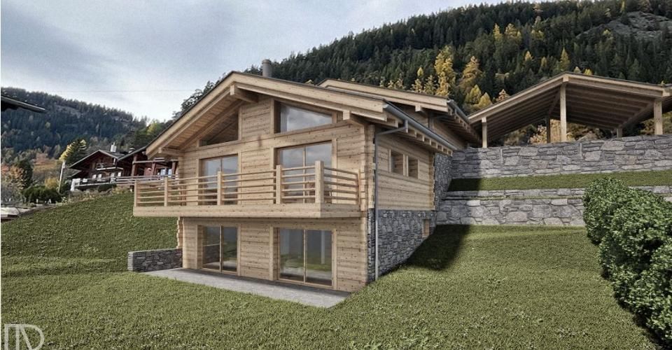 Proche Verbier LE LEVRON Chalet 3 étages 6.5 pièces - Chalet 6.5 pièces - image - 4