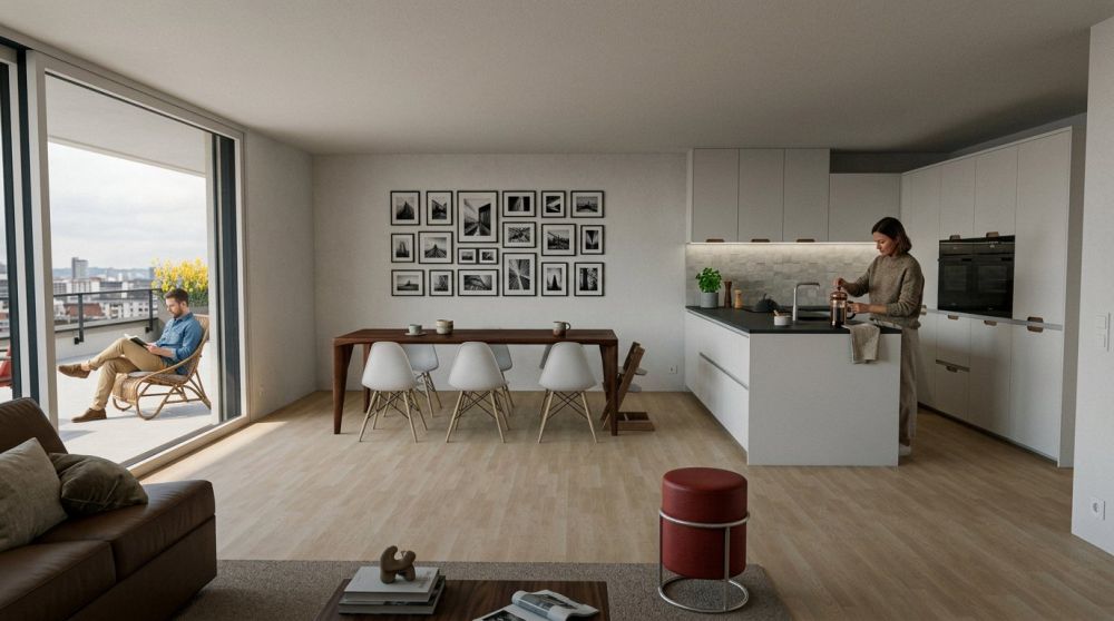 4.5-Zimmer-Neubauwohnungen mit Balkon oder Sitzplatz  in Niederdorf -  Bild 13