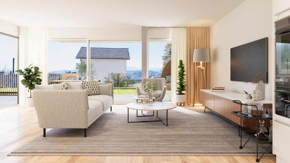 Wohnen in den wunderschönen Neubau-Terrassenwohnungen mit Alpensicht - Bild 2