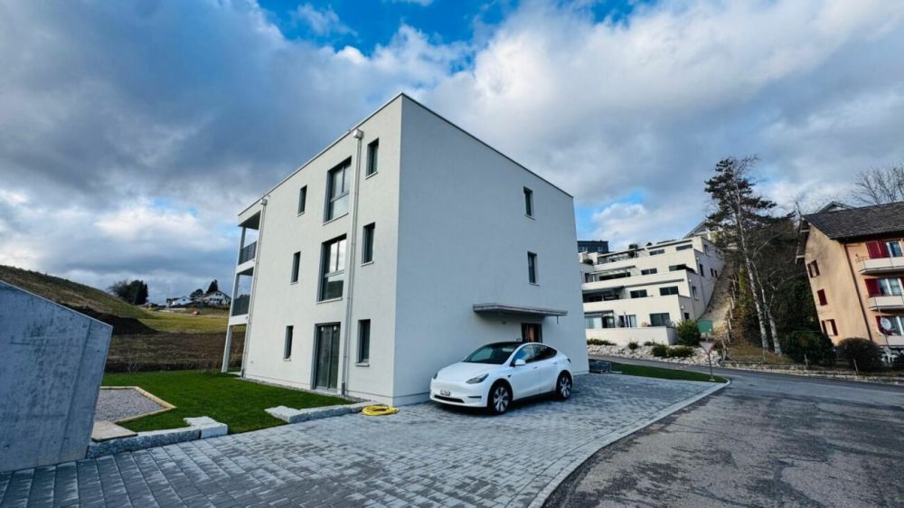 Neubau-Gartenwohnung (w1) mit Sitzplatz, Privatgarten, Lift, Keller und 1 AEHP -  Bild 1