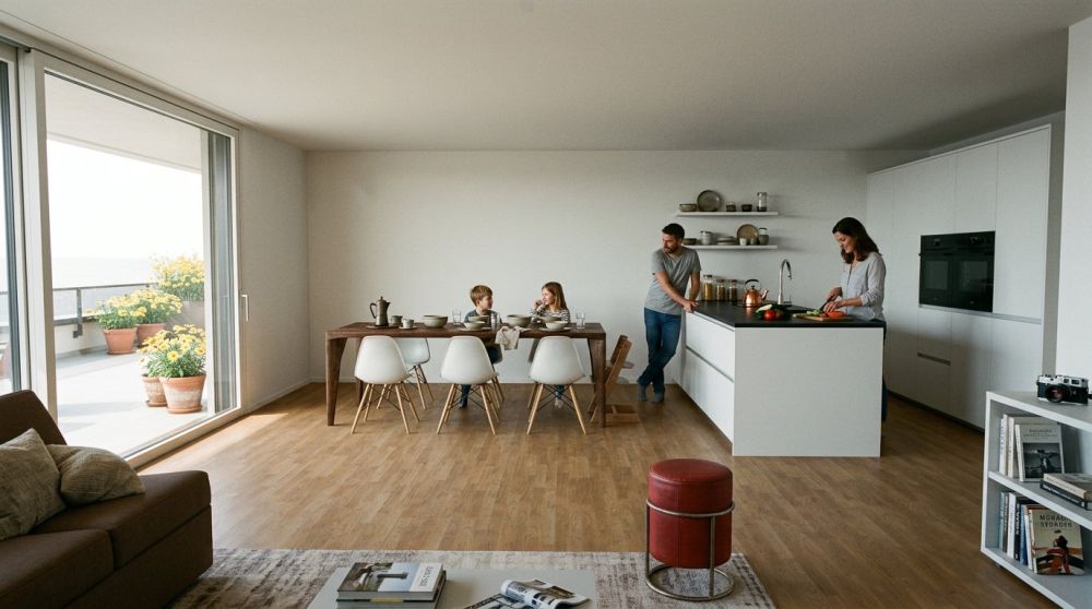 4.5-Zimmer-Neubauwohnungen mit Balkon oder Sitzplatz  in Niederdorf -  Bild 3