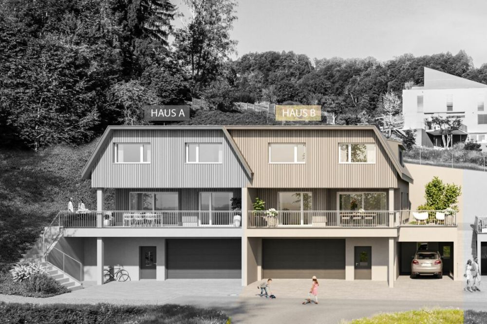 Neubau Doppeleinfamilienhäuser - Wohnen mit Weitblick - Bild 12