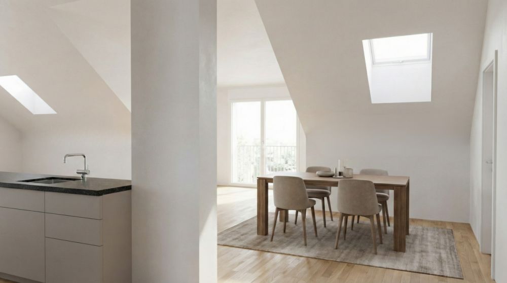 Dachwohnung mit Loftgefühl und Weitblick bis zum Bodensee! - Bild 4