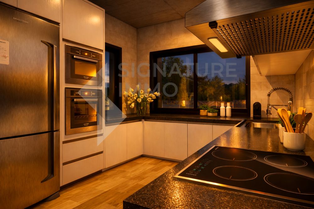 Volumes exceptionnels, superbe appartement avec galerie! - 2ème Cuisine Nuit Fermée