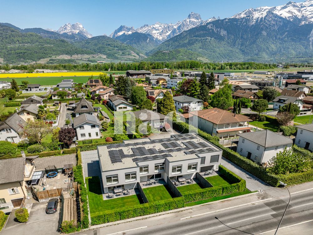 Villa contiguë neuve de 6.5 pièces à vendre à Collombey-Muraz -  Bild 1