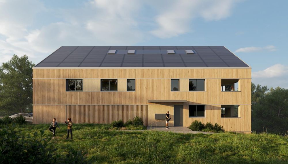 Neubauprojekt "Buchen 64"- hochwertige 4.5-Zi. Wohnung im 1. OG - Aussenansicht