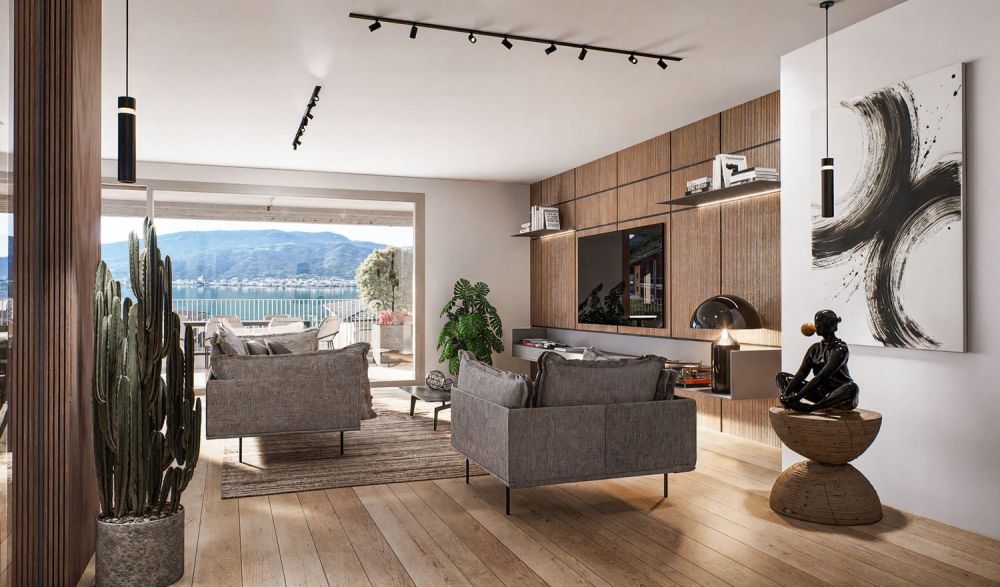 Appartamento vista lago con giardino a Capolago -  Bild 1