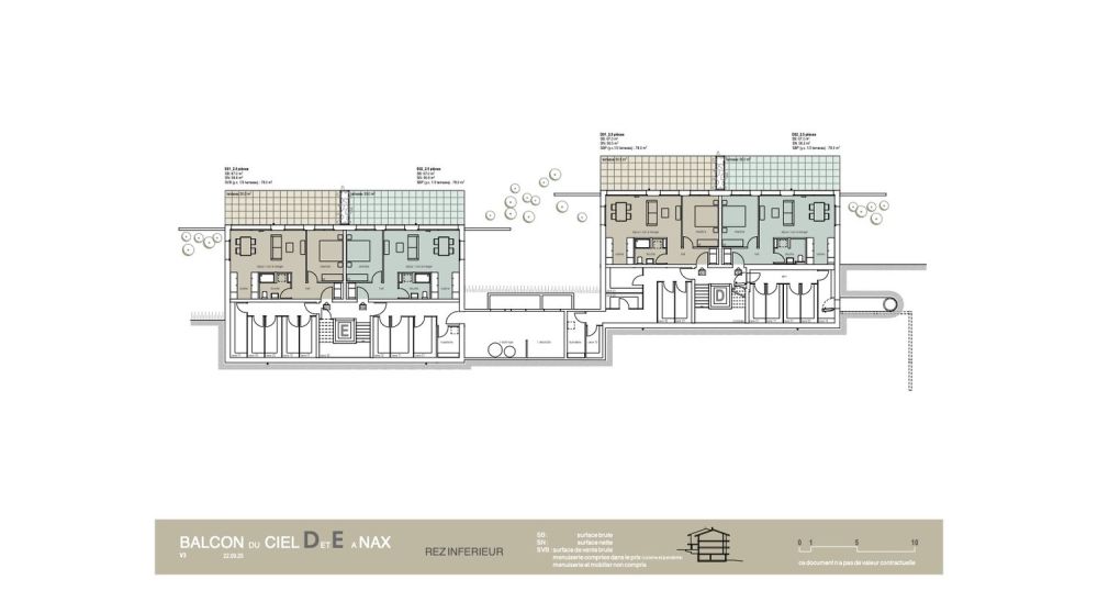 Balcon du Ciel à Nax - Résidences principales du studio au 4 pièces, début des travaux au printemps 2025 - P-03 Rez inférieur (2)
