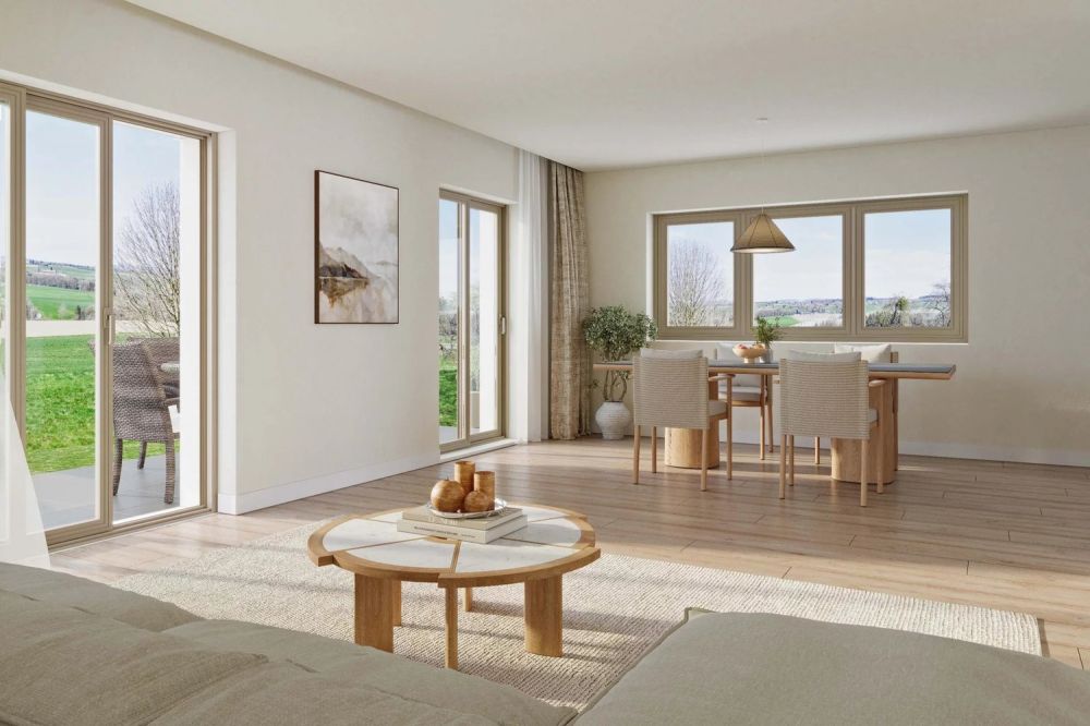 Vente sur plans à Rueyres : 2 villas 6,5 pcs de 150 m2 hab. avec jolie vue sur le vallon, à 1 km de la Gare du Leb de Bercher - Bild 6