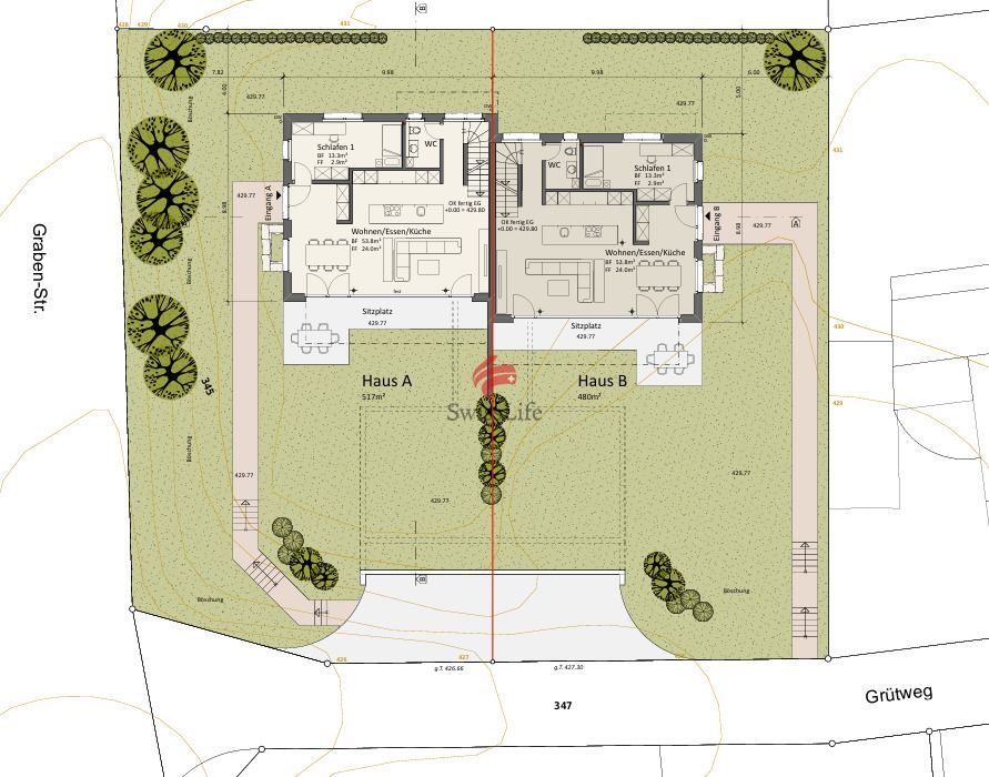 Ihr neues Domizil in der Steueroase.... - Grundrissplan EG