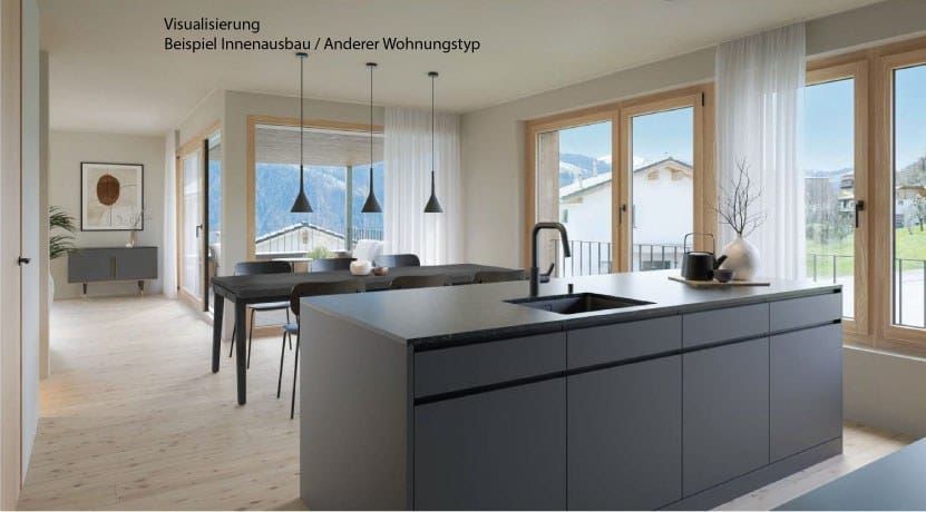 NEUBAU 3½-Zimmer-Neubauwohnung mit Garten im Projekt PRADA, Seewis -  Bild 4