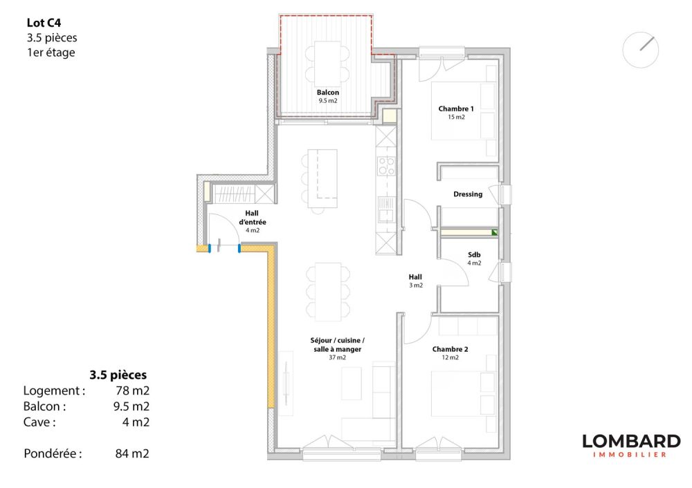 ***RESERVIERT*** Neues 3.5-Zimmer-Apartment im 1. Stock -  Bild 12