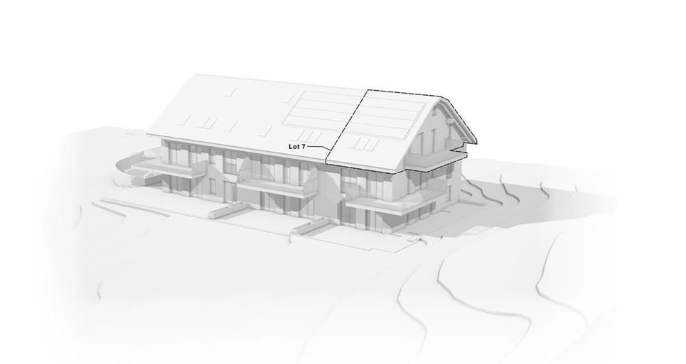 Magnifique appartement sous combles de 3,5 pièces à Sullens - Bild 4