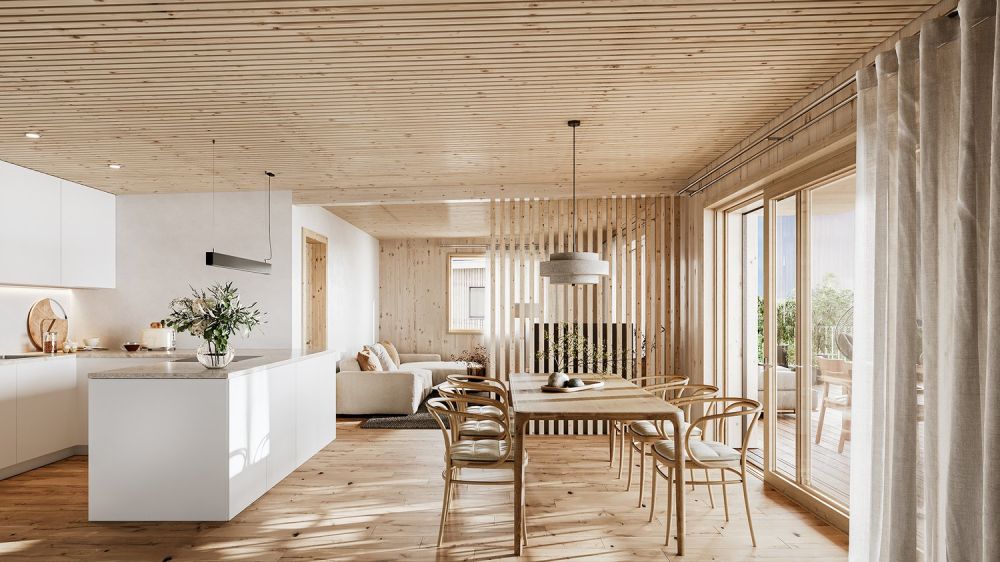 Gesundes, modernes Wohnen in 5.5-Zimmer-Neubau-Attikawohnung an ruhiger Lage in Wittenwil - Bild 1