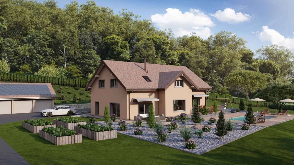 Magnifique villa individuelle avec piscine et vue lac - Bild 1