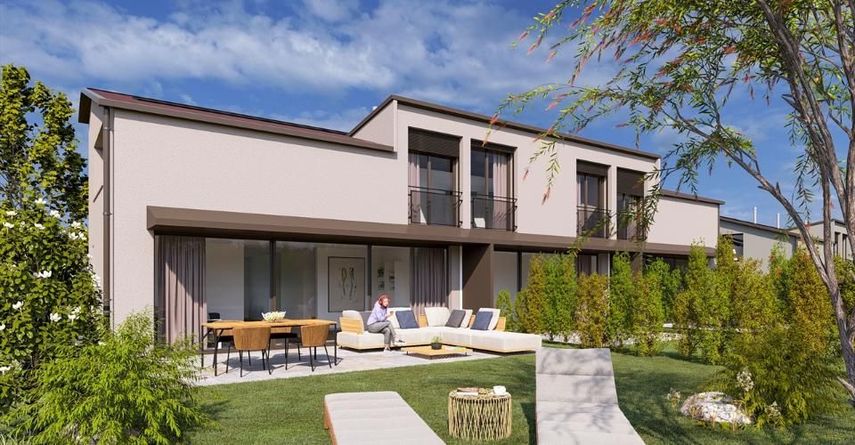 Promotions de 15 villas mitoyennes de 5 et 6 pièces à vendre à Le Mouret - Villa 5 pièces - image - 5