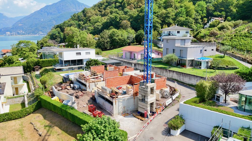 Villa Contemporanea in Fase di Costruzione con Vista Lago -  Bild 6