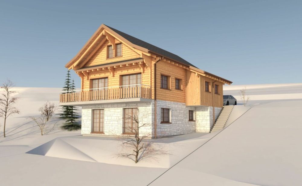 Modernes Chalet mit nachhaltiger Bauweise und Bergpanorama -  Bild 3