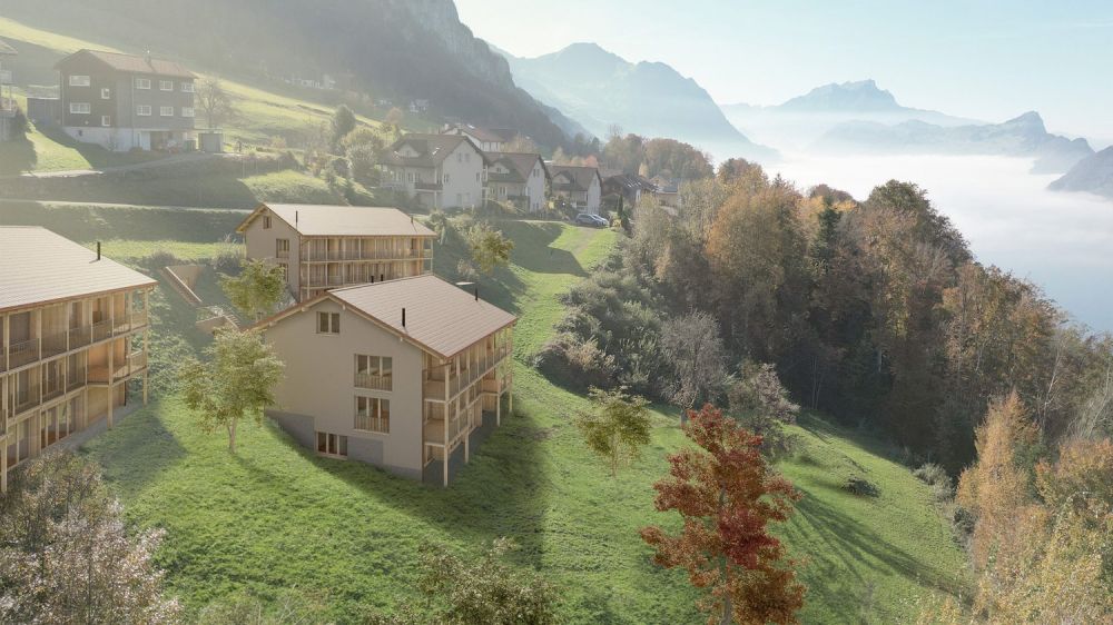 Neubau-Maisonette-Wohnung mit See- und Bergsicht in Seelisberg -  Bild 2