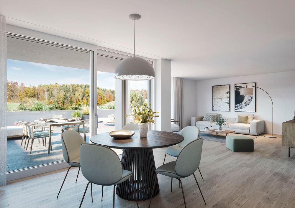 Attikawohnung mit wunderschöner Weitsicht - Innenvisualisierung