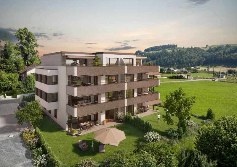 Vorankündigung - Verkaufsstart in Kürze  Neubauprojekt www.altura-buetschwil.ch" - Altura_Buetschwil_aussen_01