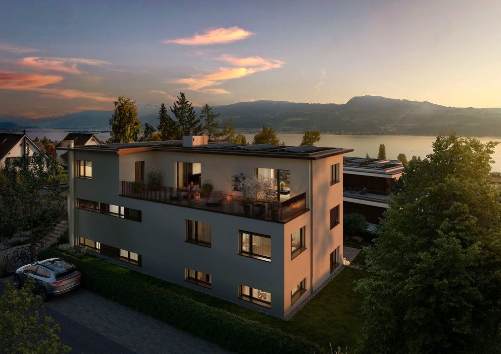 Grosszügige 5.5-Zimmer Gartenwohnung, 176m2 WF, an naturnaher Lage mit teilweiser Seesicht -  Bild 1