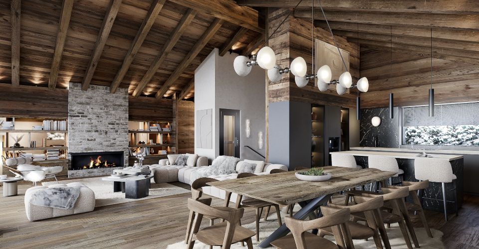 PROJECT: 2 NEW CHALETS - MEDIÈRES (VERBIER) - Chalet 5.5 pièces - image - 2