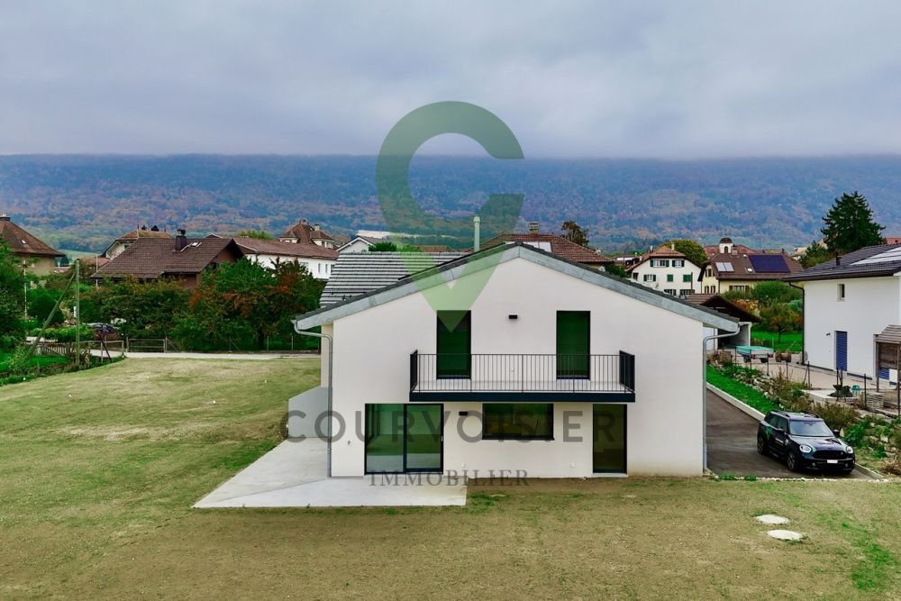 Belle villa jumelle neuve dans cadre champêtre avec vue Alpes - Bild 3
