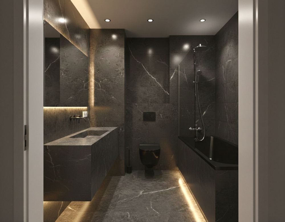 Maison mitoyenne de 4,5 pièces avec une belle vue. - Salle de Bain