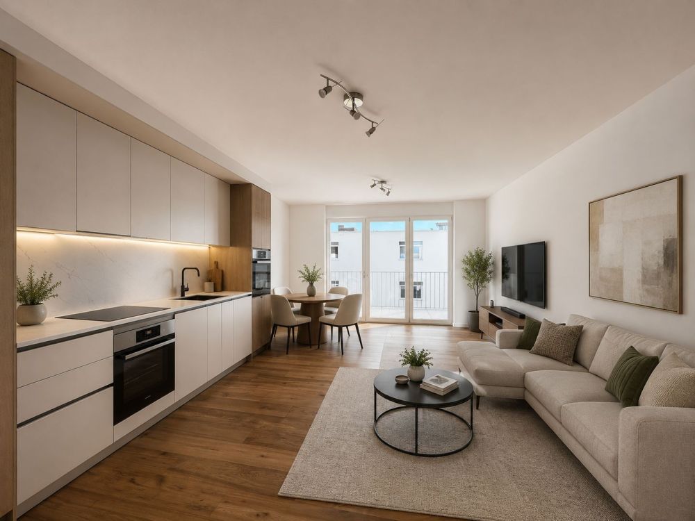Mendrisio – moderno attico 2.5 locali con grande balcone abitabile -  Bild 1