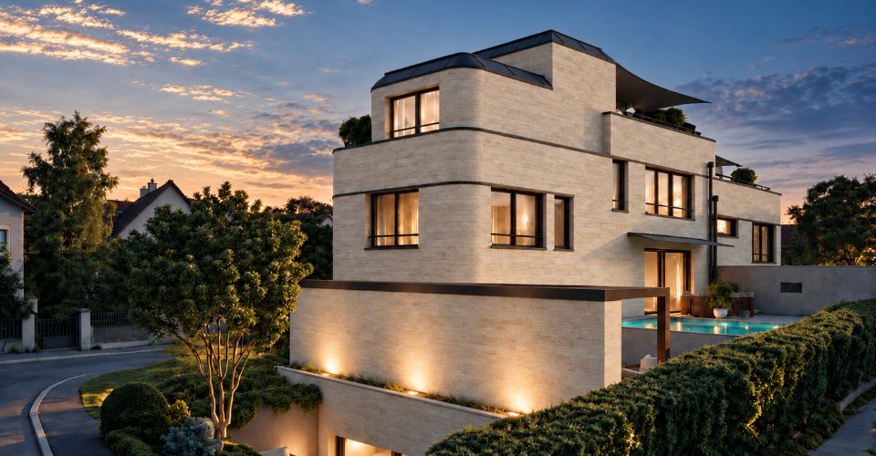 Kilchbergs Split-Level-Highlight: Luxus-Haus mit Pool, Smart-Home & maximalem Wow-Effekt - Maison 6.5 pièces - image - 1