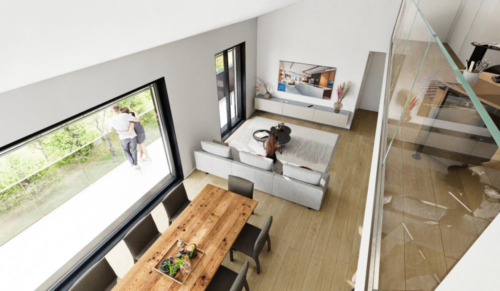 BOSCO LUGANESE ELEGANTES 4.5-ZIMMER-WOHNUNG MIT PANORAMABLIK, 10 MINUTEN - 08.10.25  ATTICO 8