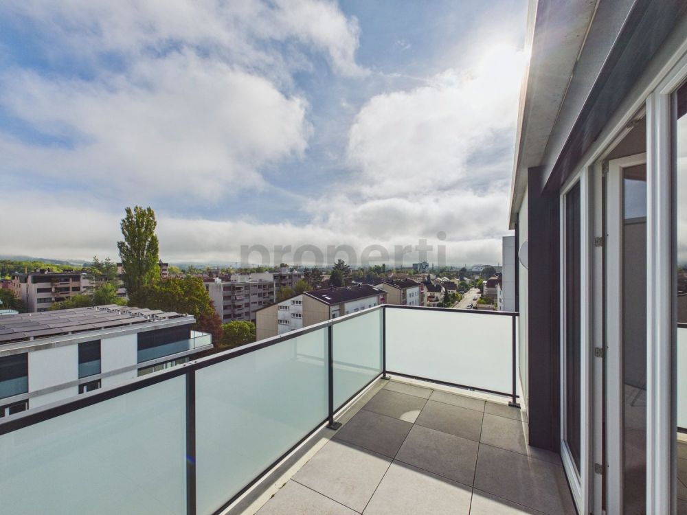 Delémont : 2,5 pièces Minergie-P - central, vue panoramique et au bord de la rivière | Delémont: 2,5-Zimmer-Wohnung Minergie-P - zentral, Panoramablick und direkt am Fluss - Image 1