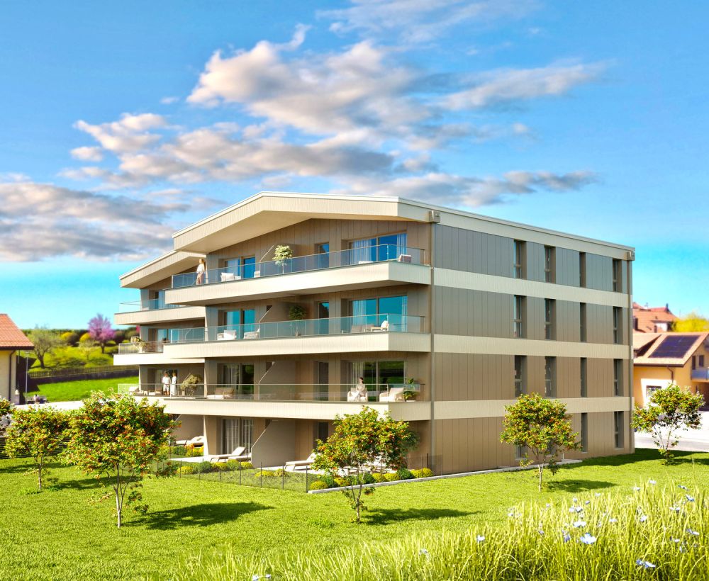 Attique, Appartement de 4.5 pièces avec deux places inclus – Lot 16 -  Bild 1
