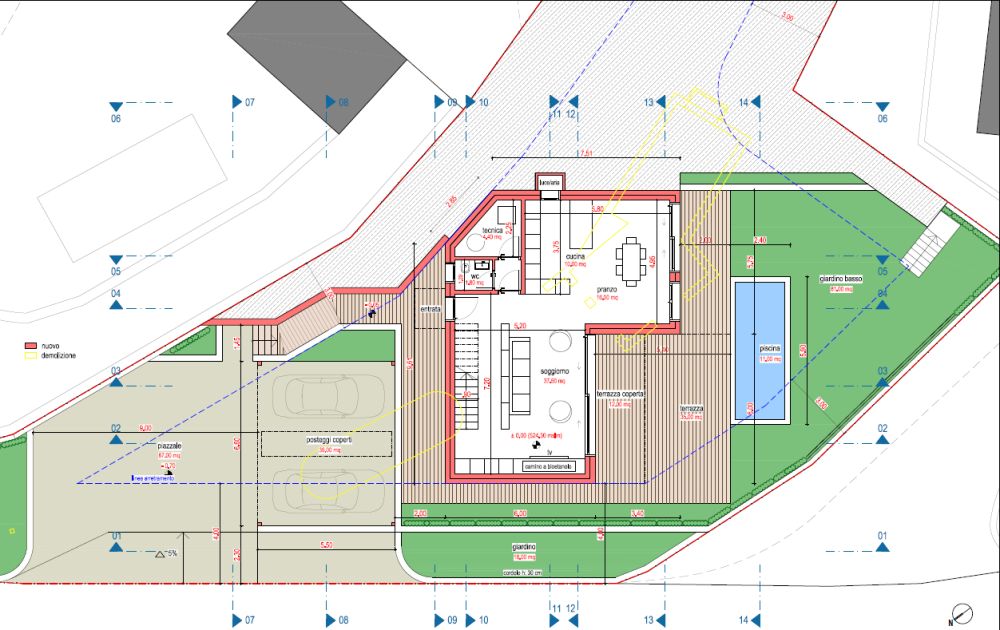 Villa 4.5 locali nuova costruzione, vista lago con piscina, Dino-Sonvico - Image 8