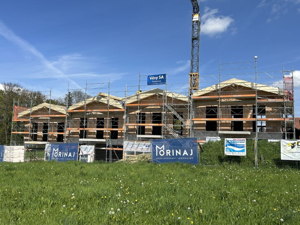 Gletterens Villa contigüe de 5.5 pièces Vue dégagée sur la campagne -  Bild 1