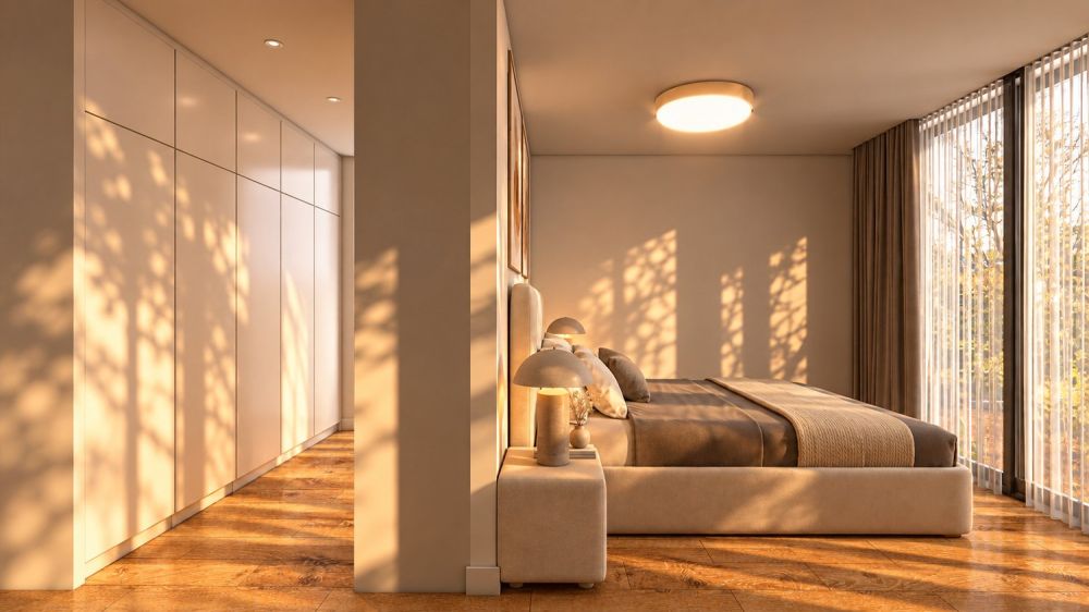 Exklusive 4.5-Zimmer-Gartenwohnung mit grosszügigem Gartenanteil - Schlafen Wohnung