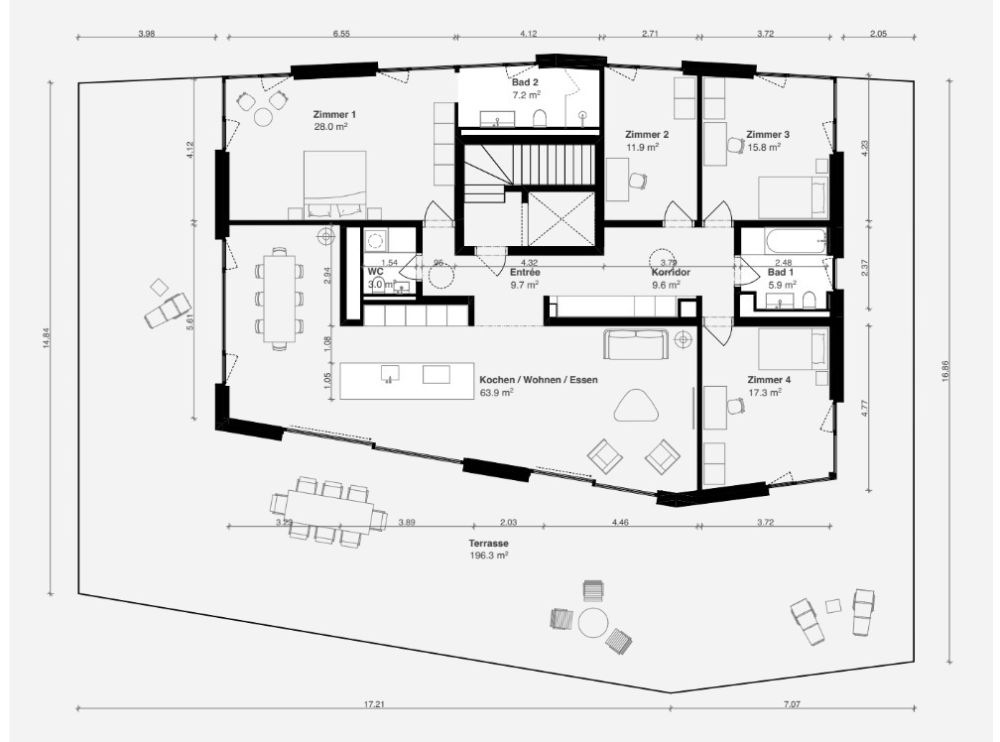 EINZIGARTIGE ATTIKAWOHNUNG MIT BESTECHENDEM PANORAMABLICK -  Bild 13