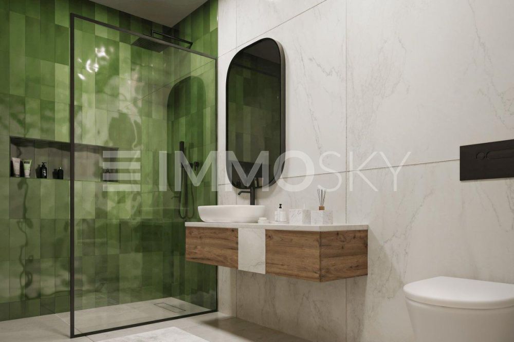 Lot 101 - Appartement neuf 3.5 pièces d'env. 86 m² avec balcon - Salle de bains moderne