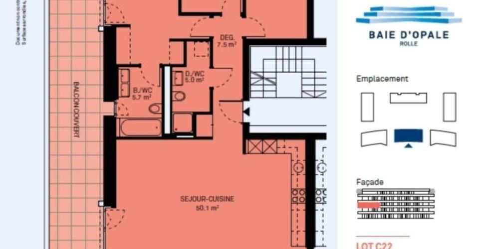 Magnifique appartement neuf de 4,5 pièces avec balcon couvert de 76 m2! - Appartement 4.5 pièces - image - 10