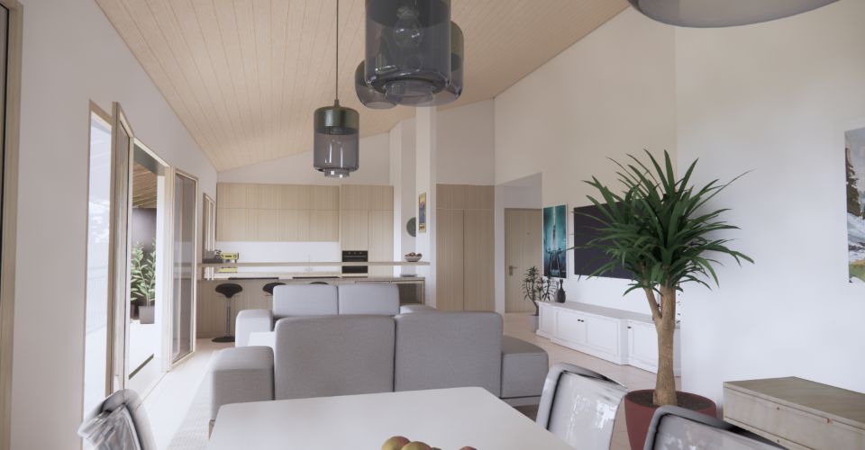 Promotion Résidence du Moulin, Bernex - Appartement B22 attique dans une résidence calme et résidentiel en campagne - Attique 5 pièces - image - 3