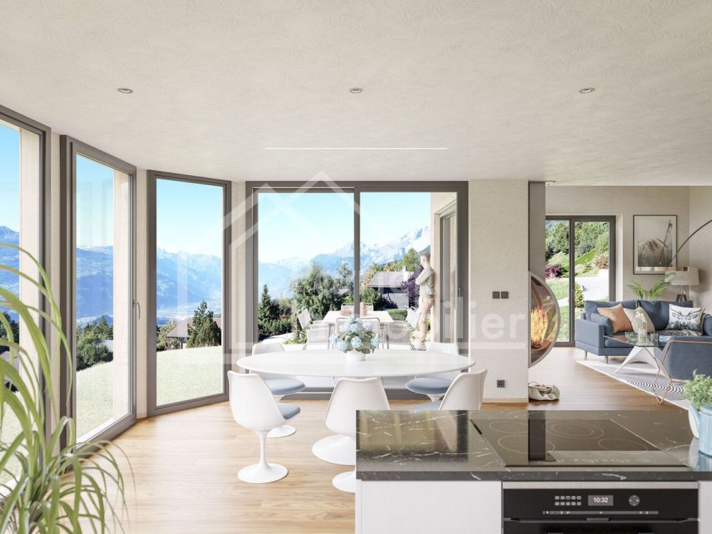 Einfamilienchalet mit Panoramablick - Mayens d'Arbaz -  Bild 3