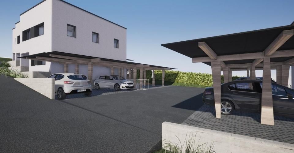 Villa mitoyenne sur les côteaux avec magnifique terrasse - Maison jumelée 4.5 pièces - image - 3