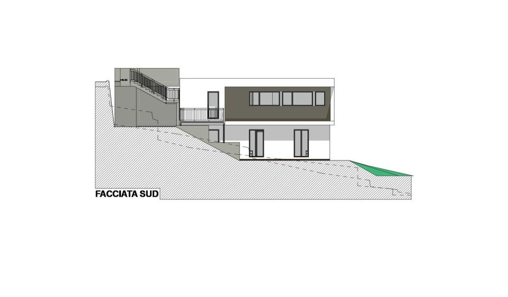PROGETTO APPROVATO PER MODERNA VILLA DI 4.5 LOCALI A GNOSCA -  Bild 6