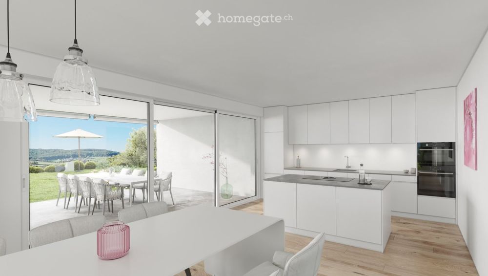 Neue grosszügige 4.5 Zimmer Gartenwohnung mit 170 mit Privatgarten und Panoramablick -  Bild 3