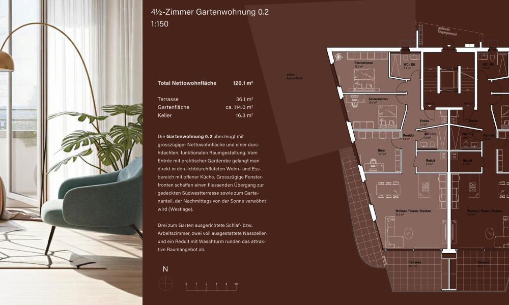 Müliacker Rafz - Gartenwohnung 0.2 - Bild 2